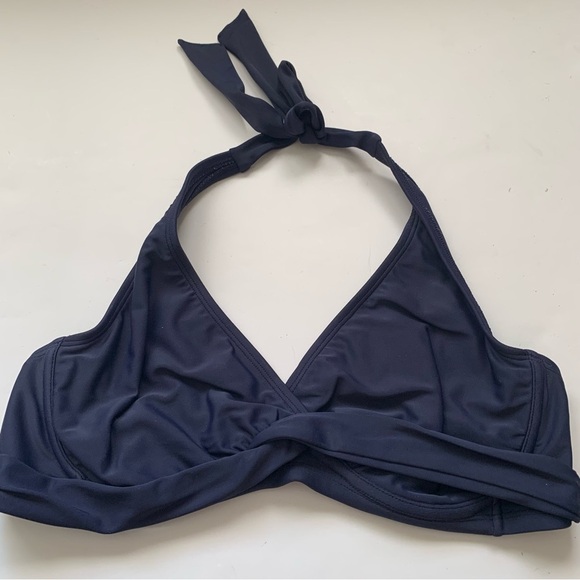 Athleta Navy Underwire Bikini Top - 36 B/C - Picture 6 of 11